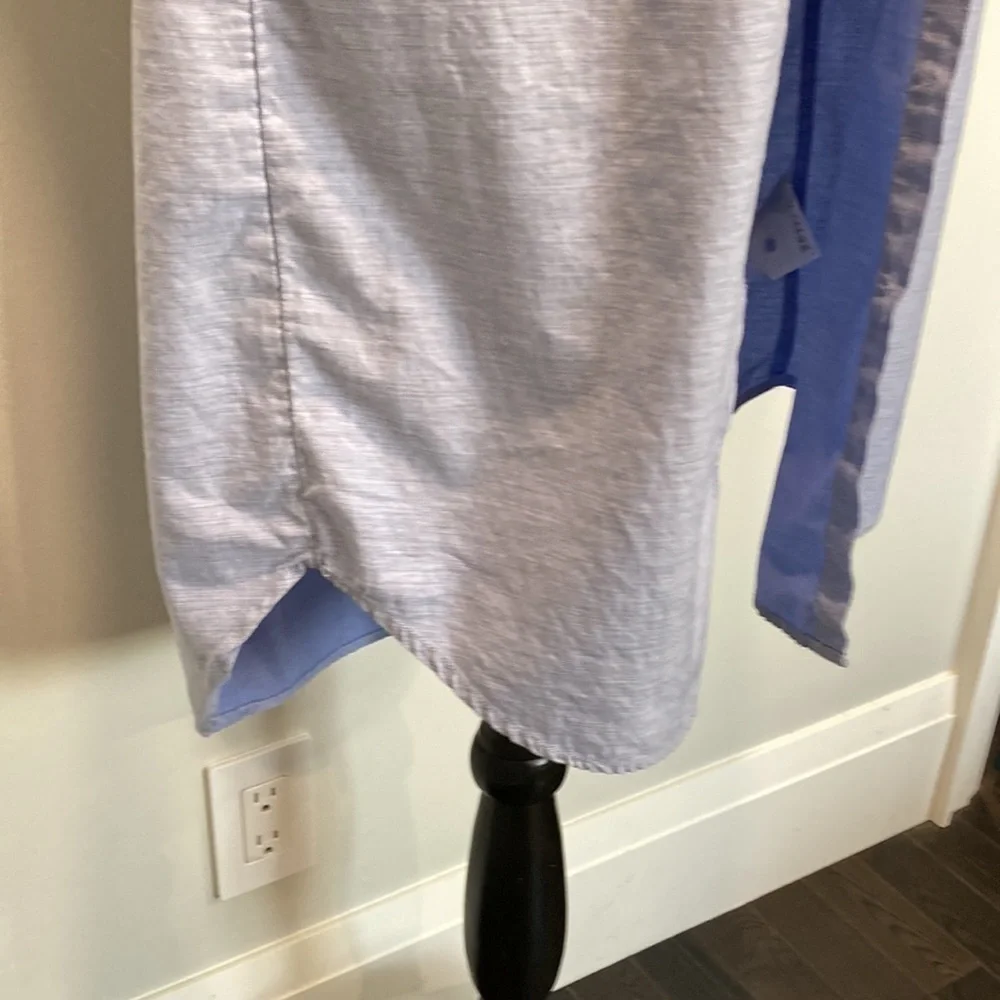 H&M Blue Button Down Tunic Dress Medium​​​ - Picture 8 of 15